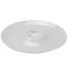 Food-grade commercial melamine a8 jade porcelain hotel tableware, banquet round plate, rectangular high foot base, hand-grabbed mutton pad plate Item Picture